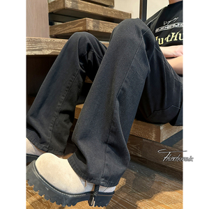 美式cleanfit牛仔裤男夏季潮牌宽松直筒微喇裤A166-NA5201-特P32图片
