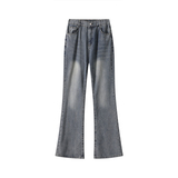 美式水洗做旧牛仔裤男春季直筒宽松微喇长裤子A166-NA5201-特P32，男装牛仔裤，电商A166