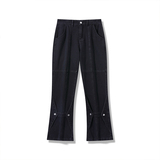 拼接牛仔裤男款夏季美式高街cleanfit微喇裤子A166-K035-P45控75，男装牛仔裤，电商A166