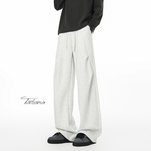 美式重磅褶皱卫裤男秋季cleanfit休闲裤子A166-KA5804-特P37控75图片