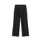 黄泥染牛仔裤男秋美式直筒高街开叉拉链裤子A166-K029-特P40控68，男装牛仔裤，电商A166