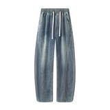 斜切弯刀冰丝牛仔裤男薄款美式凉感休闲裤A166-NA5303-特P40控75，男装牛仔裤，电商A166