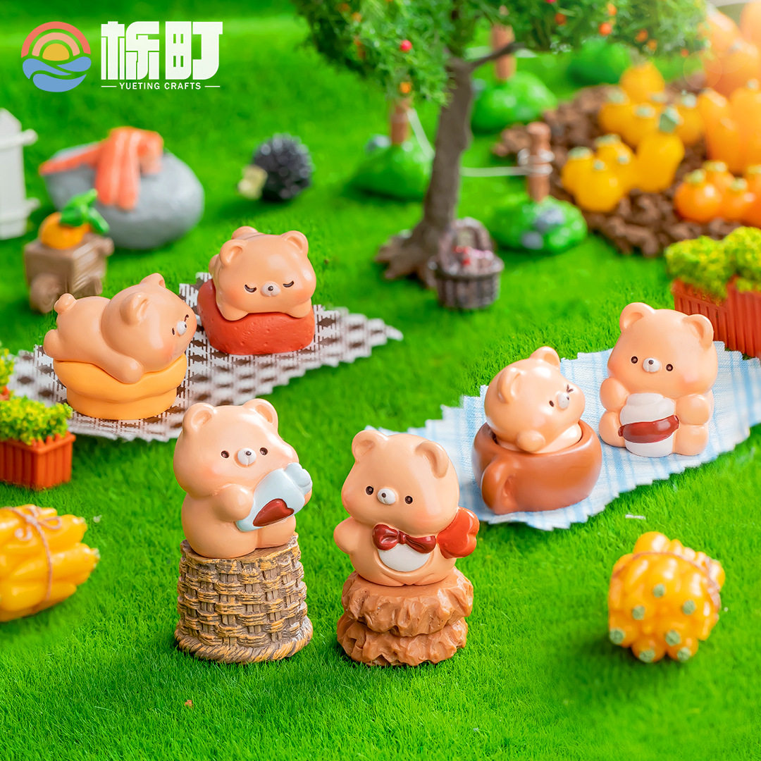 微景观创意可爱巧克力小熊公仔 造景diy装饰品娃娃屋配件桌面摆件,家居饰品,桌面摆件,淘宝优惠券,粉丝福利购,淘宝优惠卷