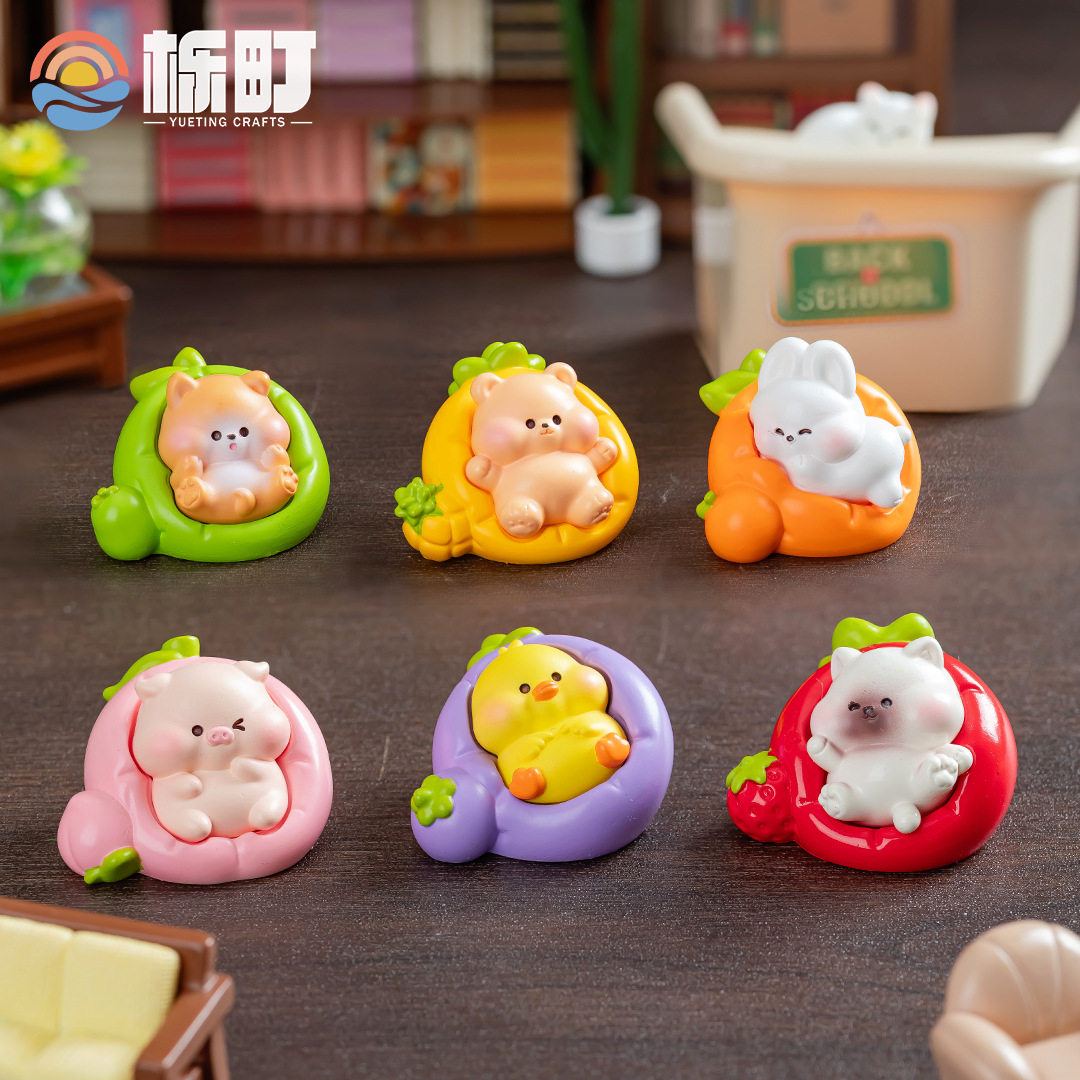 创意萌果萌粒小动物公仔 微景观DIY装饰品盲袋配件汽车载小摆件,家居饰品,桌面摆件,淘宝优惠券,粉丝福利购,淘宝优惠卷