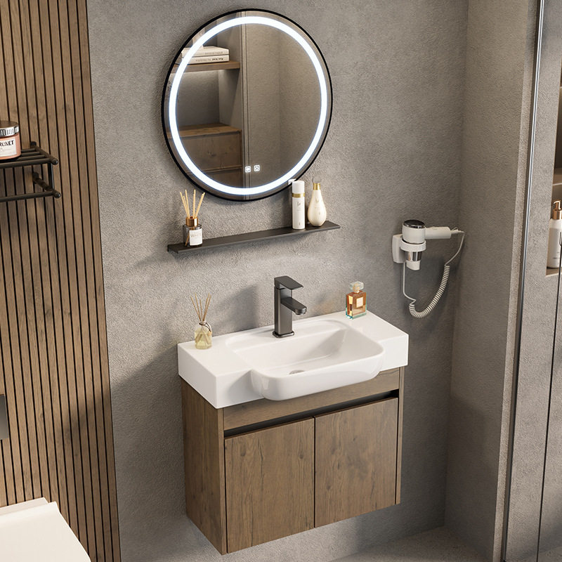 太空铝浴室柜组合小户型陶瓷一体洗手盆简易洗脸盆卫生间洗漱台池,家装主材,挂墙式洗脸盆,淘宝优惠券,粉丝福利购,淘宝优惠卷