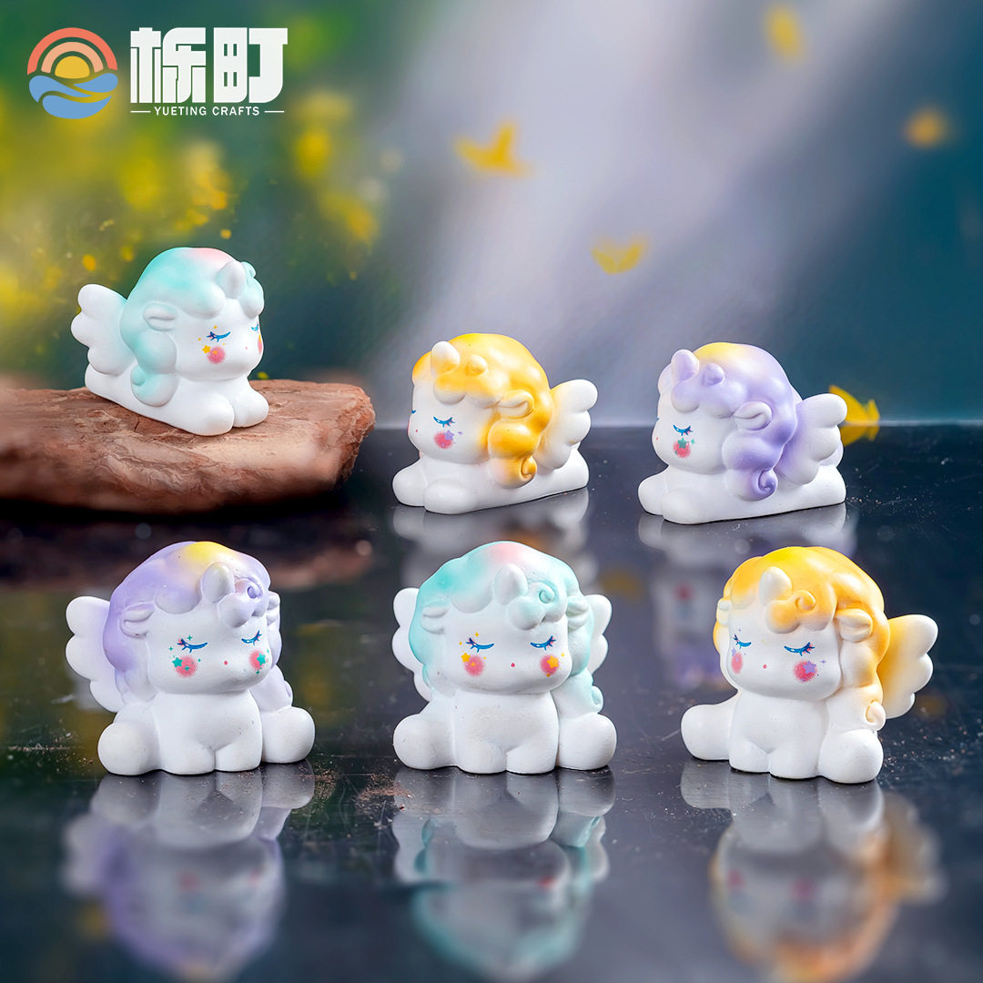 微景观圆润独角兽DIY水晶球配件少女心蛋糕装饰品 车载桌面小摆件,家居饰品,桌面摆件,淘宝优惠券,粉丝福利购,淘宝优惠卷