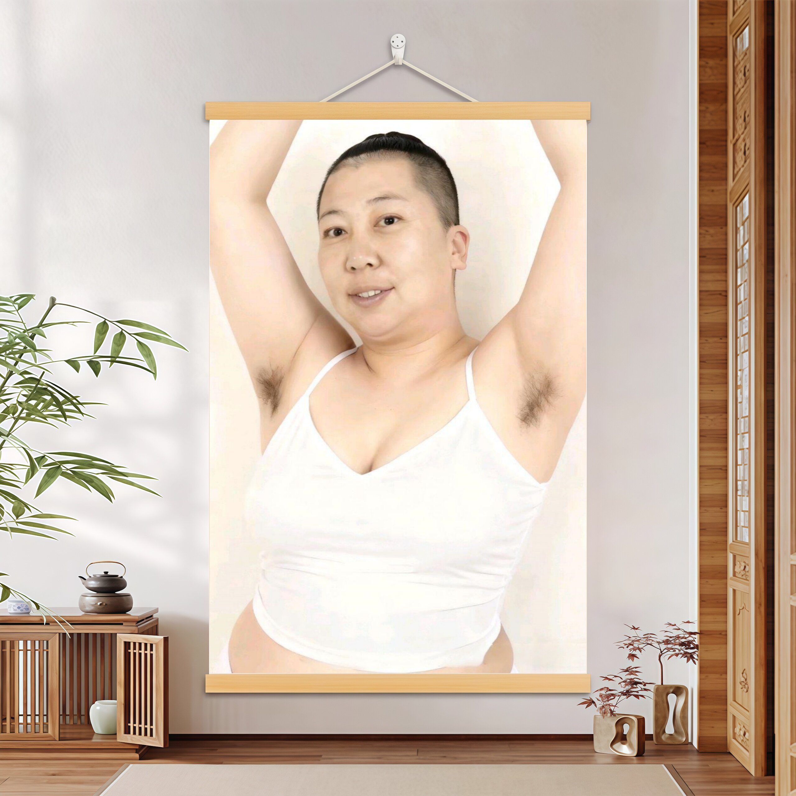 带派不老铁东北雨姐幽默搞笑装饰画挂画宿舍客厅墙面沙发背景海报