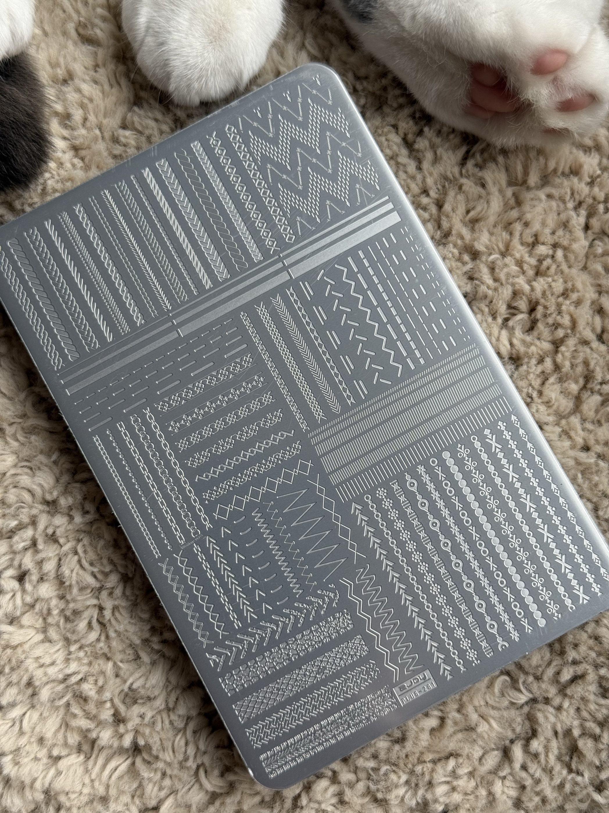 Nail Stamping Plate Precision Etched Steel Designs - Product image 3