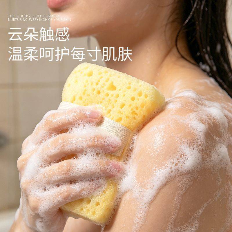 蜂窝沐浴海绵浴花球高档不散花超柔洗澡搓澡起泡神器搓背去角质