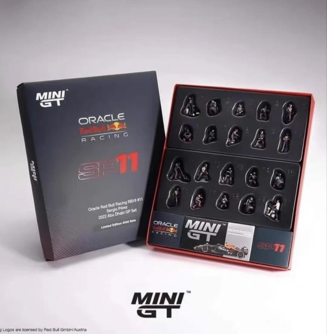 Minigt SP11 红牛11号佩雷兹 RB18 2022年红牛F1车队 赛车模型图片