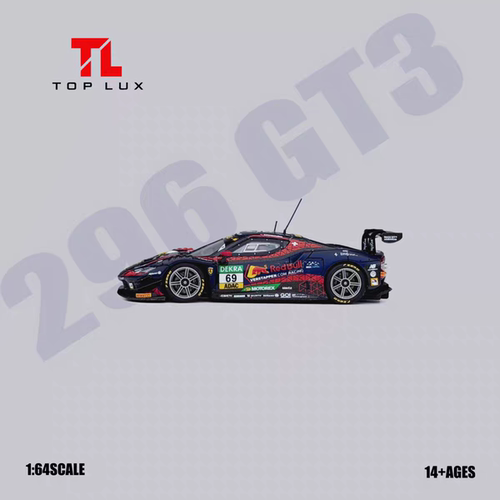 【预售】TOP LUX 1:64 296GT3红牛69# 2024 DTM赛事涂装 汽车模型