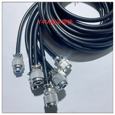 Y4M-4TK方形插座Y4航空插头带线