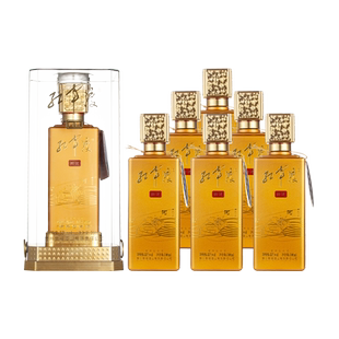 红军渡四渡贵州酱香型白酒53度纯粮大曲坤沙送礼宴请500ML整箱