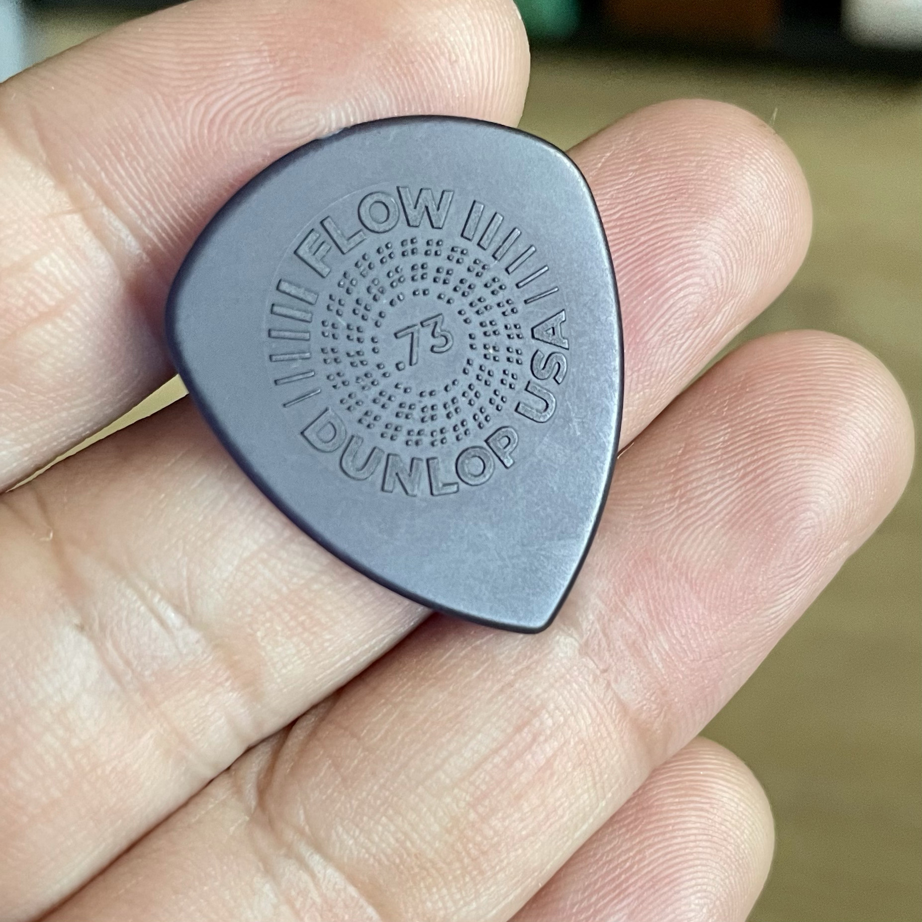 dunlop flow 民谣吉他拨片 0.73mm