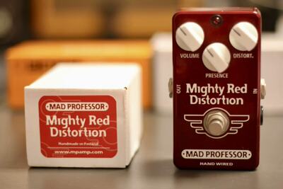 Mad professor 疯教授 红失真手焊Hw 单块效果器
