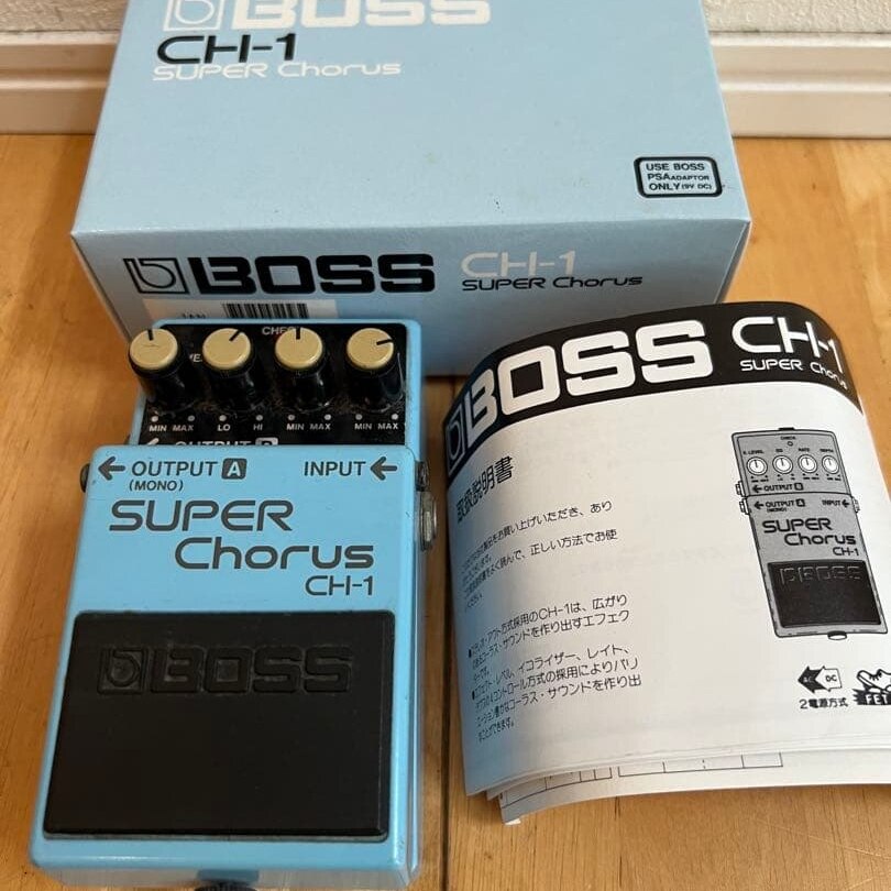 绝版蓝标1994 boss ch-1经典合唱单块效果器