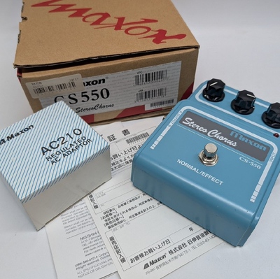 绝版maxon 元年首版 cs550立体声合唱单块效果器