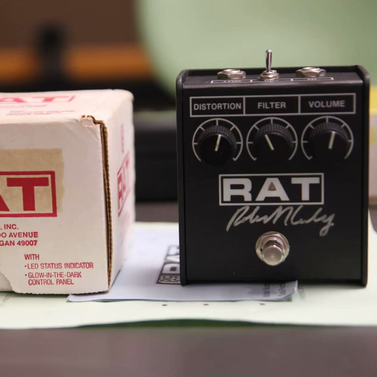 美产rat2 fuzz 失真效果器 keeleymod 签名限量版