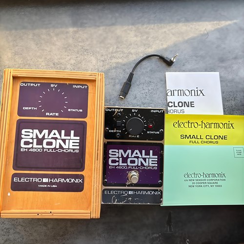 绝版ehx-small clone 木盒老款合唱单块效果器