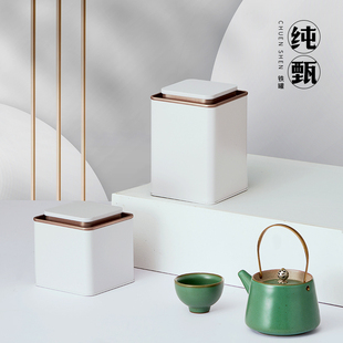 小号二两半斤茶叶罐方形铁罐通用红茶绿茶白茶茶叶包装盒空盒定制