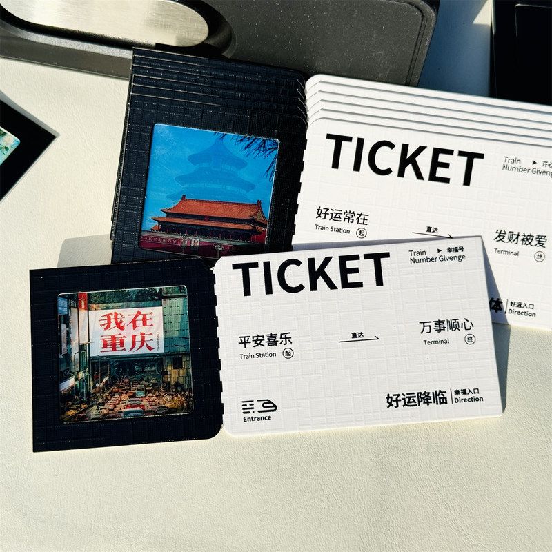 【定制】反转胶片PVC透明光影照片透卡diy拍立得幻灯片冲洗礼物图片