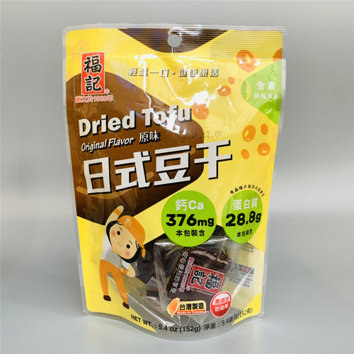 福记日式原味豆腐干152g袋装