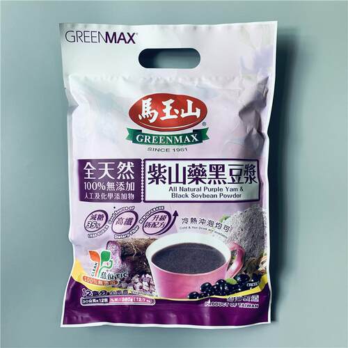 台湾马玉山紫山药黑豆浆营养早餐