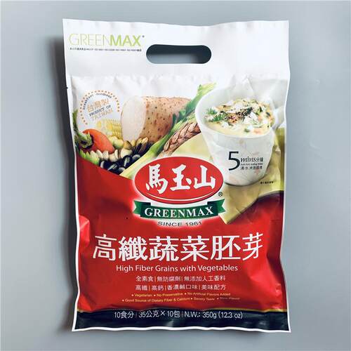 马玉山高纤蔬菜谷物混合麦片即食