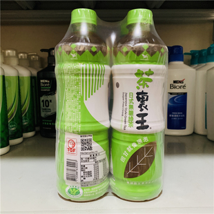 台湾采购统一茶裹王日式 4瓶 无糖绿茶600ml
