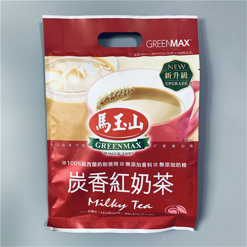 马玉山炭香红奶茶袋装下午茶