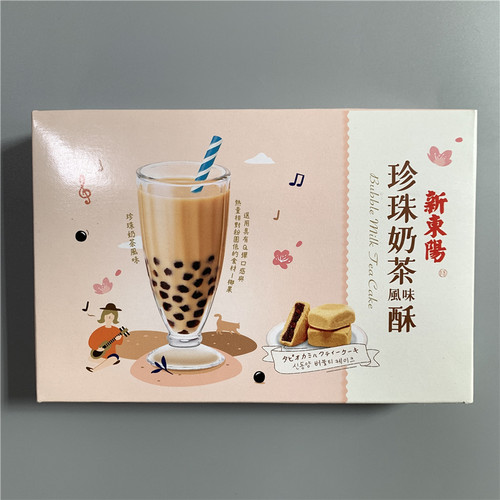 台湾新东阳珍珠奶茶风味酥饼糕点