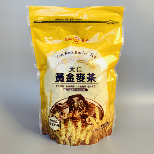 台湾采购天仁茗茶黄金麦茶袋装