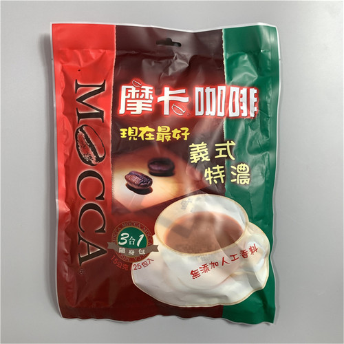 摩卡咖啡意式特浓三合一速溶咖啡
