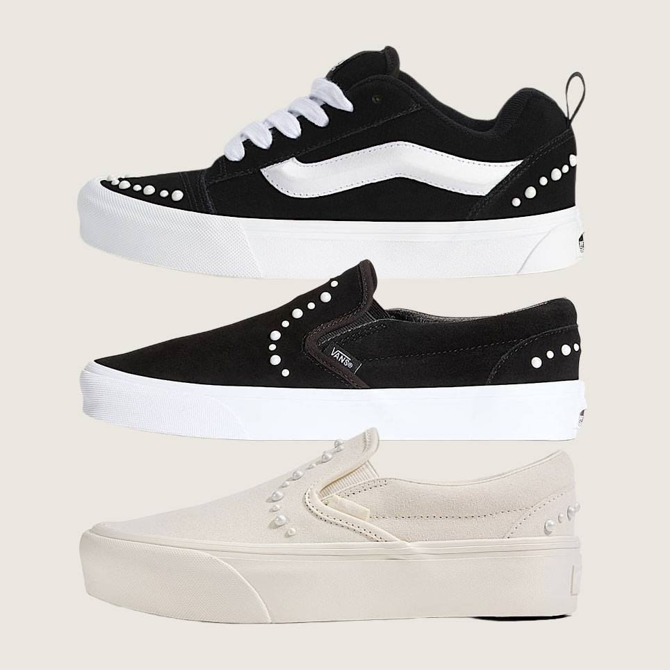 Vans Slip-On Knu Skool纯色麂皮珍珠男鞋女鞋厚底鞋低帮潮流板鞋