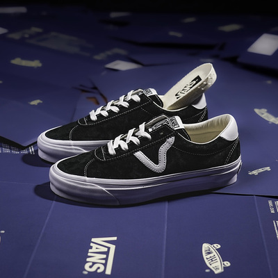 Vans男鞋低帮麂皮板鞋新品