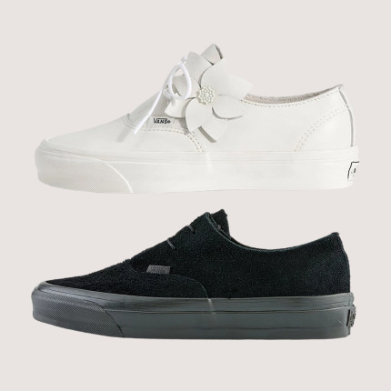 Vans Premium Authentic Ease麂皮牛巴革简约舒适通勤休闲板鞋