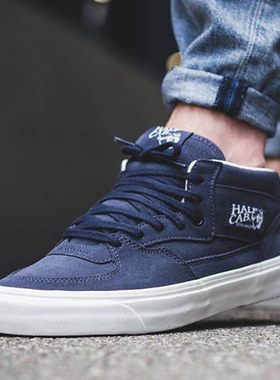 Vans Vault OG Half Cab LX麂皮帆布板鞋复古高端支线休闲鞋男鞋