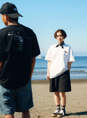 YUSUKE HANAI x Vans亚洲艺术家联名男女春夏街头潮流宽松短袖T恤