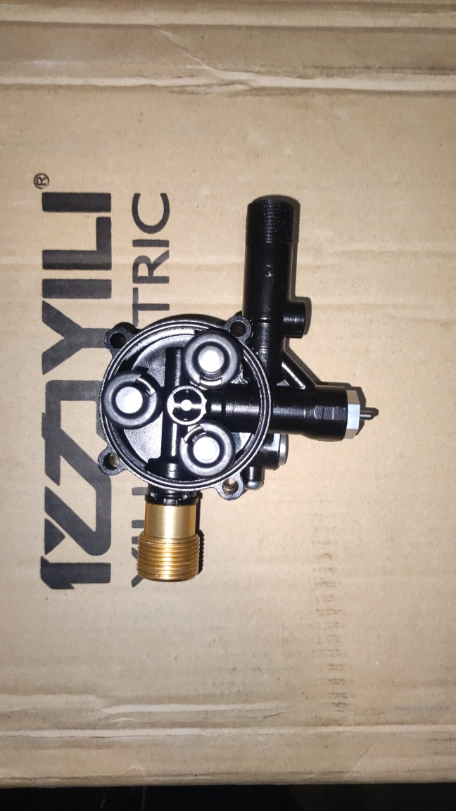 亿力洗车机原装泵头漏水压力小维修配件适用YLQ4420 T4 PLUS型号