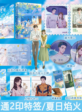 印特签名版 夏日焰火小说1 2完结篇+番外 帘十里著都市言情小说实体书青春文学校园暗恋文学现言畅销书WE-91.6正版大鱼图书