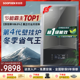 第四代壁挂炉全预混自适应一级能效冷凝式燃气壁挂炉旗舰款QT系列