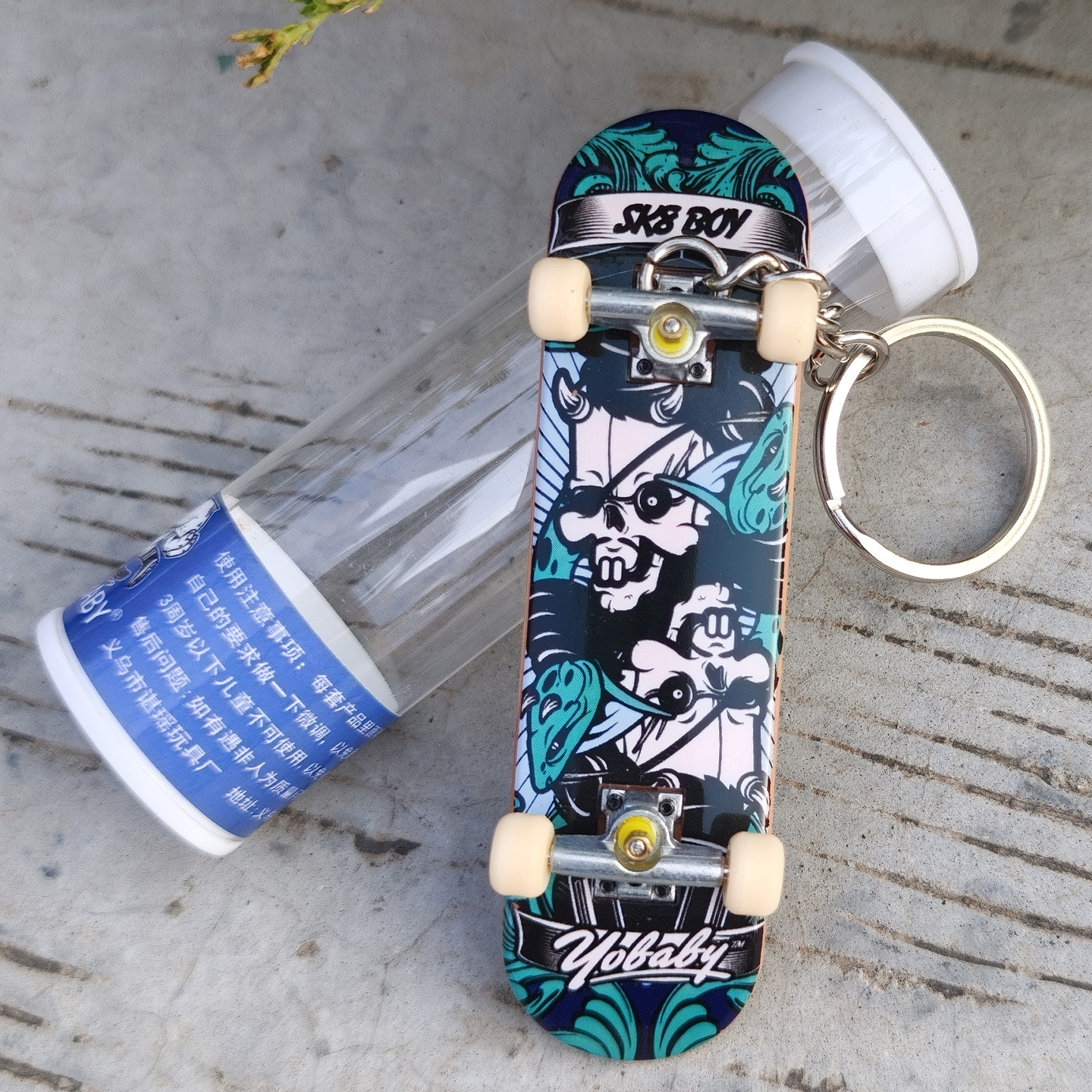 手指滑板9.5厘米塑料指尖迷你滑板益智卡通昆虫小滑板车钥匙扣链