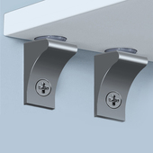 碳晶灰色玻璃拖层板托隔板钉支架活动木板托架酒柜橱柜轻奢固定托