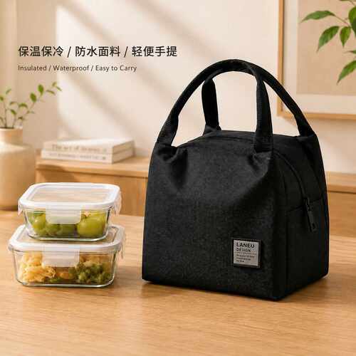 饭盒手提袋上班族保温袋学生便捷防水饭盒包加厚便当保温包餐盒袋