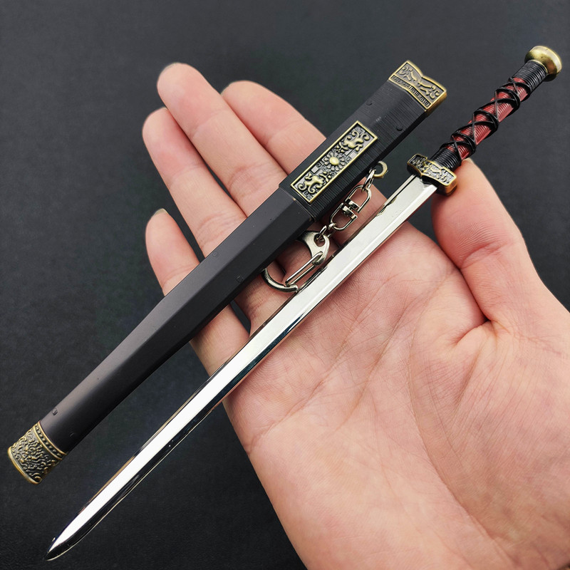 古代兵器越王勾践剑玩具刀剑十大名剑汉王宝剑合金模型含光承影剑