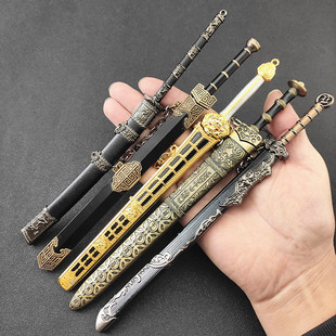 明朝冷兵器古代小玩具模型 永乐剑锦衣卫绣春刀红绣刀康熙战刀剑