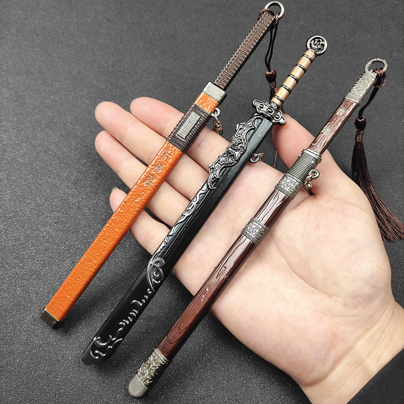 宋朝古代冷兵器 李星云唐横刀越王勾践剑秦始皇拔刀武器金属模型