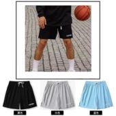 网眼四分裤 美式 透气吸汗宽松运动三分裤 男篮球训练速干三分裤 短裤