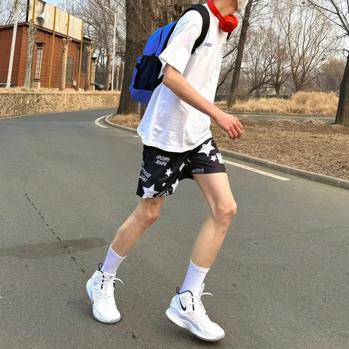 2024新款星美式篮球短裤男