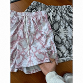 短裤 速干健身训运动练篮球裤 男新款 潮牌复古三四分中裤 子 夏季 美式